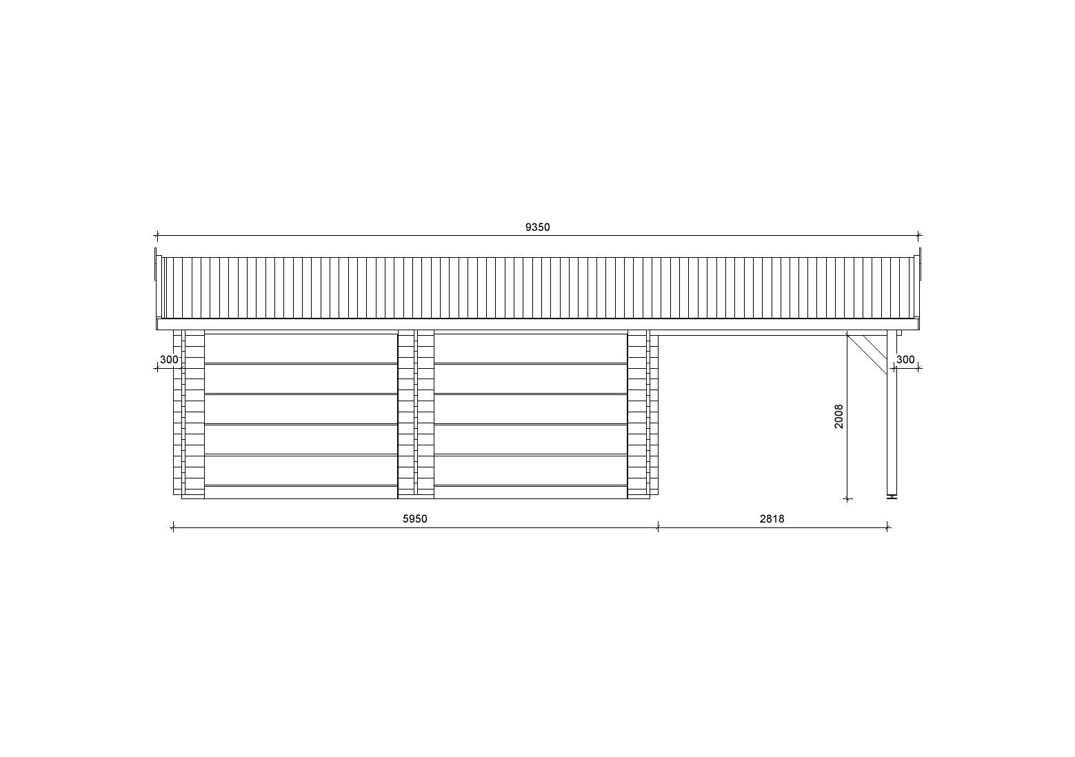 Holzgarage_Prunus_9x6_mit_Sektionaltoren_PD_1
