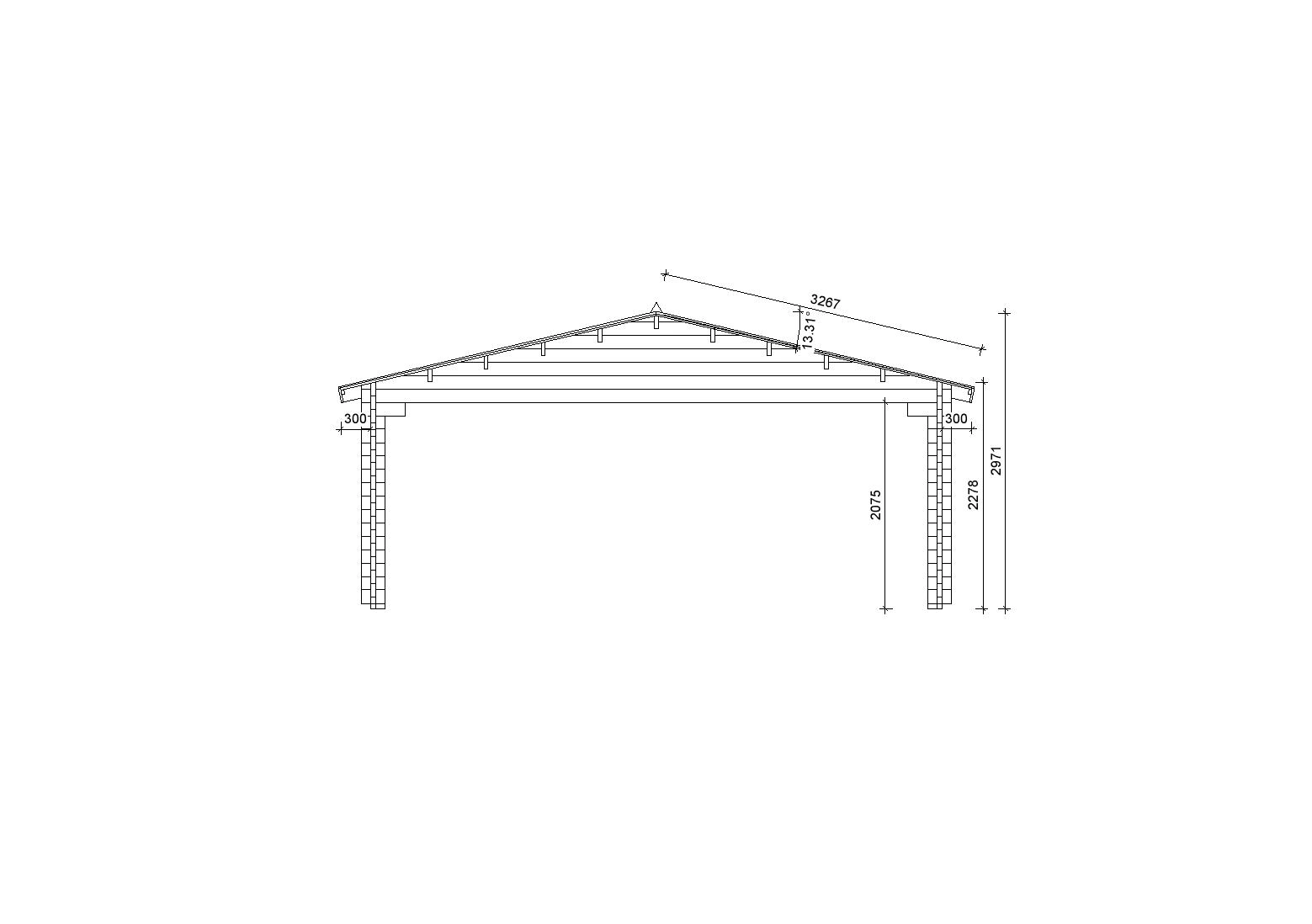 Holzgarage_Prunus_9x6_mit_Sektionaltoren_PD_6