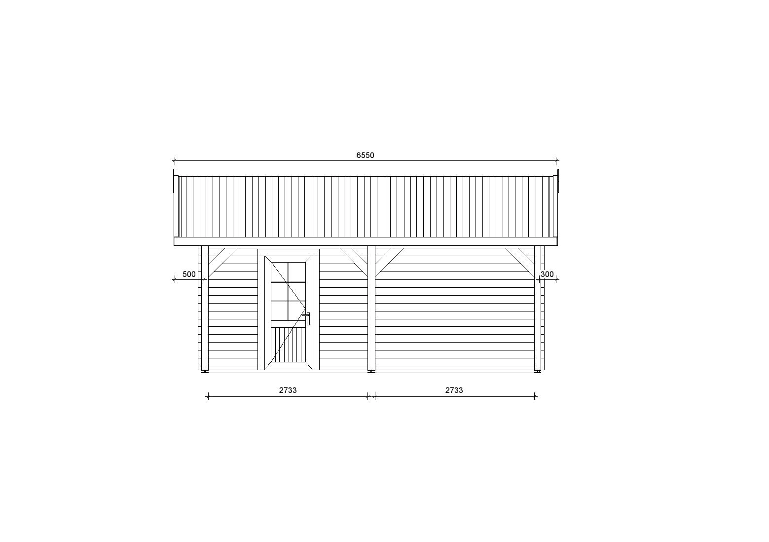 Holzgarage_Quercus_7x6_mit_Holztor_PD_2