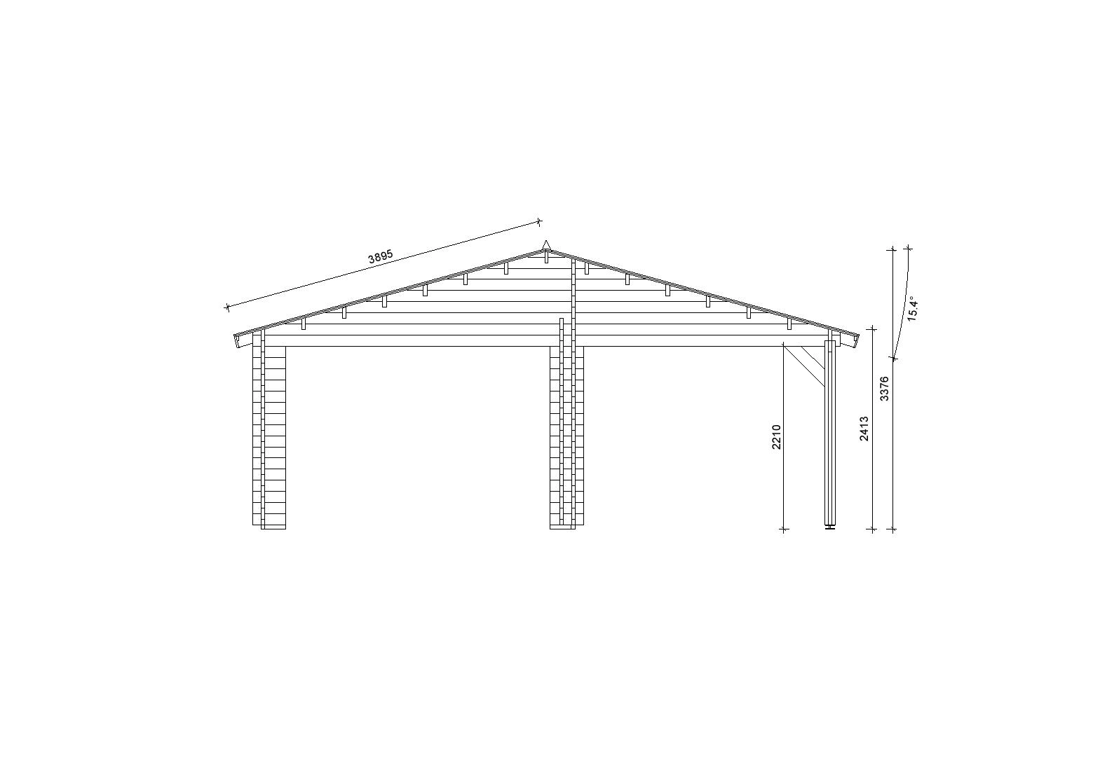 Holzgarage_Quercus_7x6_mit_Holztor_PD_6