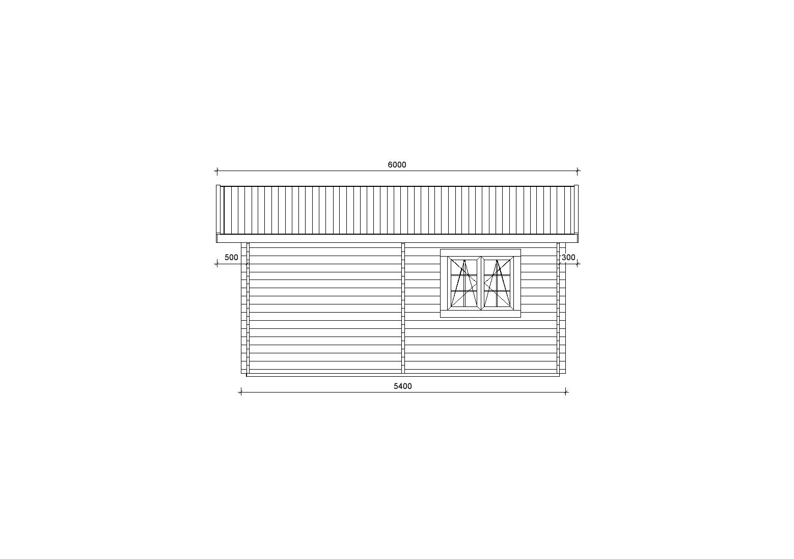 Holzgarage_Sorbus_4x6_mit_Holztor_PD_2