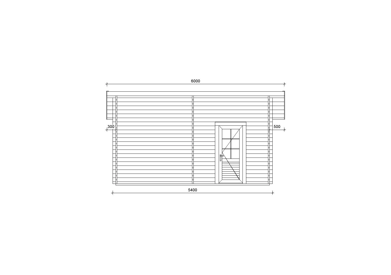 Holzgarage_Sorbus_4x6_mit_Holztor_PD_4