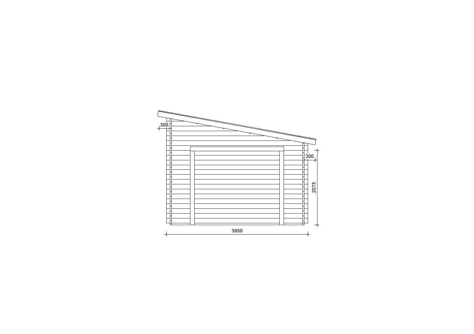 Holzgarage_Sorbus_4x6_ohne_Tor_PD_1