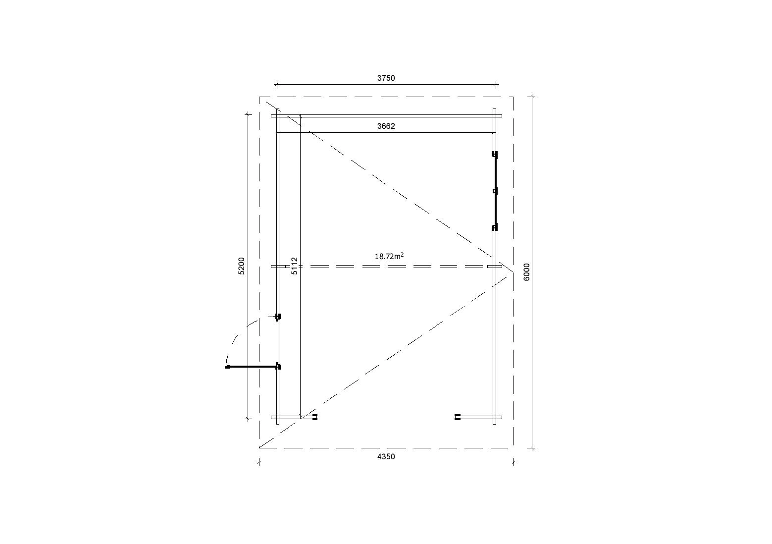 Holzgarage_Sorbus_4x6_ohne_Tor_PD_5