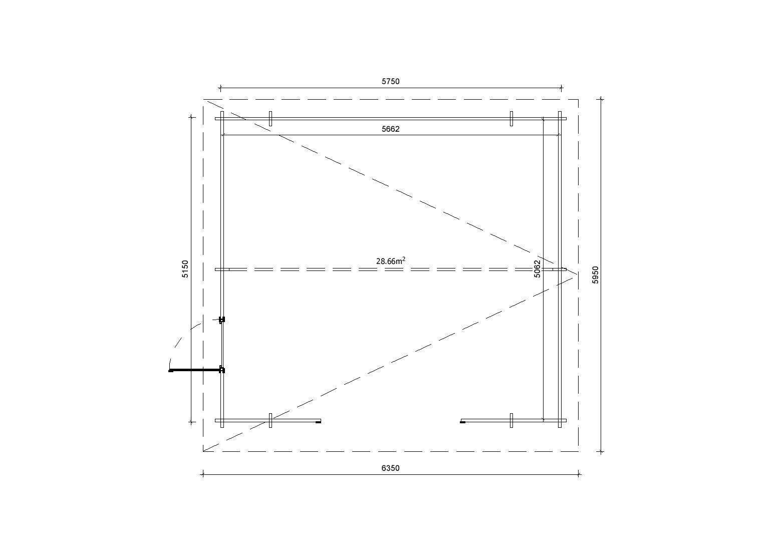 Holzgarage_Taxus_4x6_ohne_Tor_PD_5
