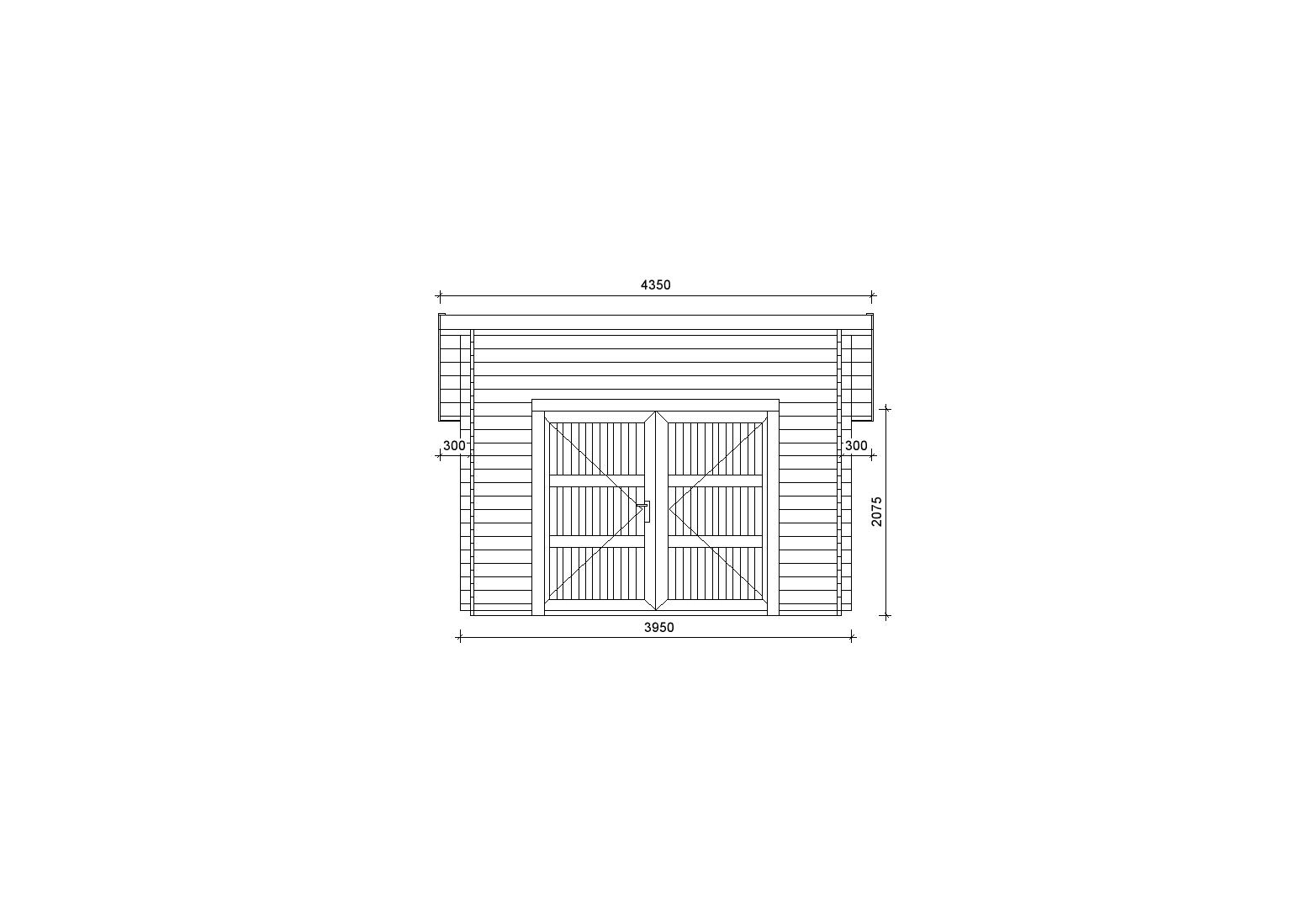 Holzgarage_Tilia_4x6_mit_Holztor_PD_1