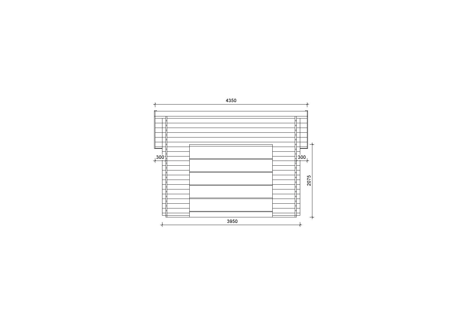 Holzgarage_Tilia_4x6_mit_Sektionaltor_PD_1