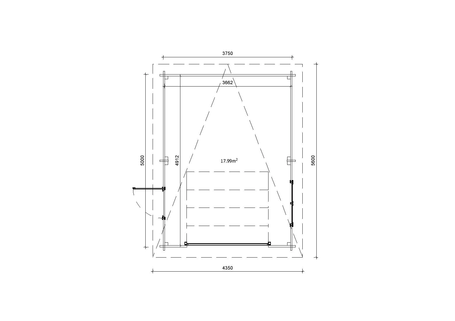 Holzgarage_Tilia_4x6_mit_Sektionaltor_PD_5