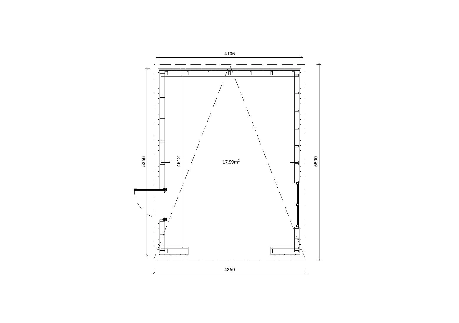 Holzgarage_Tilia_CL1_4x6_ohne_Tor_PD_5