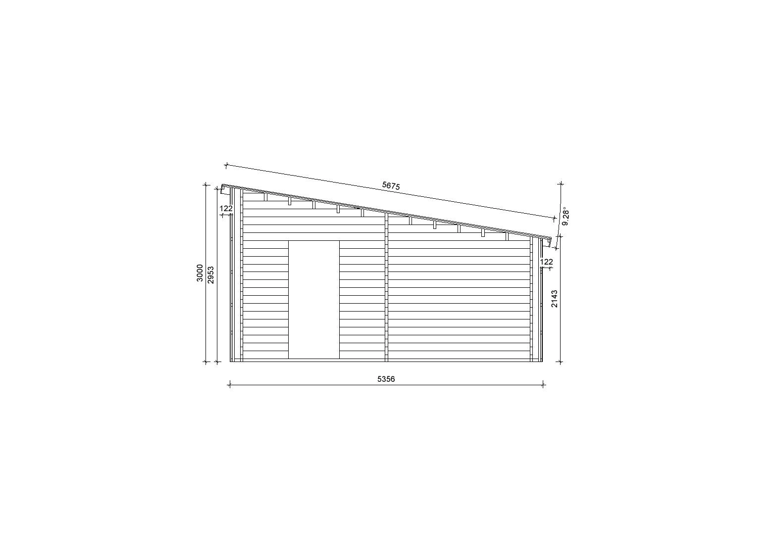 Holzgarage_Tilia_CL1_4x6_ohne_Tor_PD_6