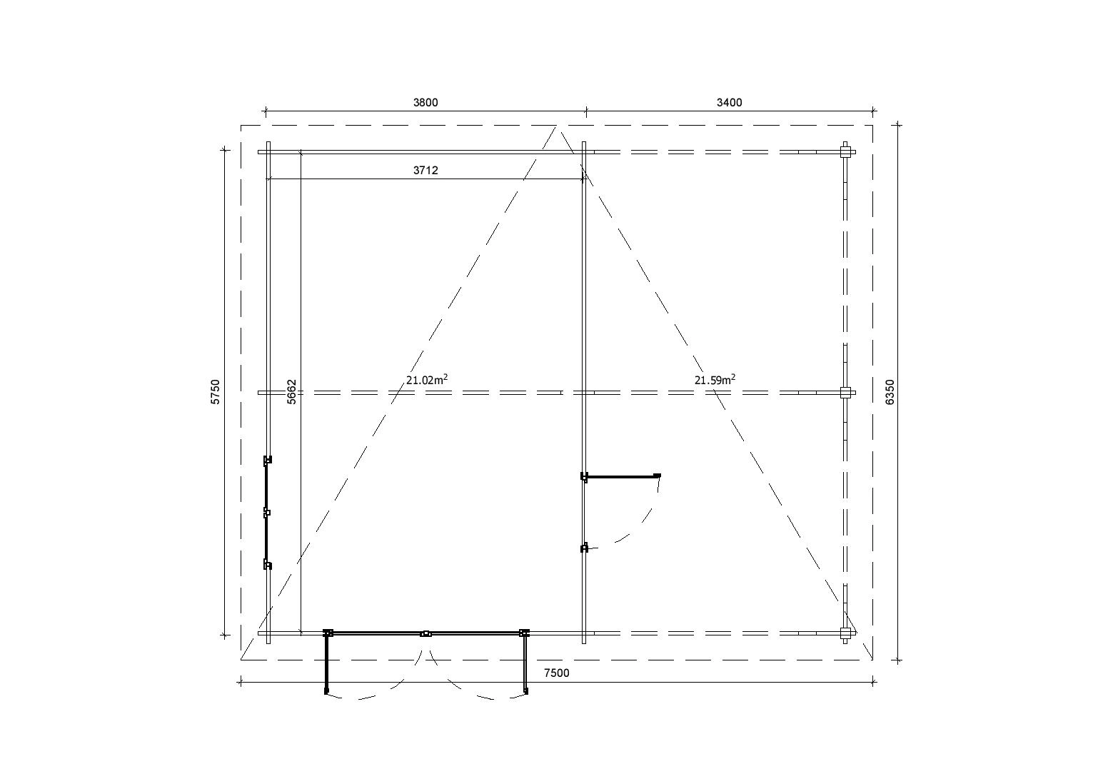 Holzgarage_Ulmus_7x6_mit_Holztor_PD_5