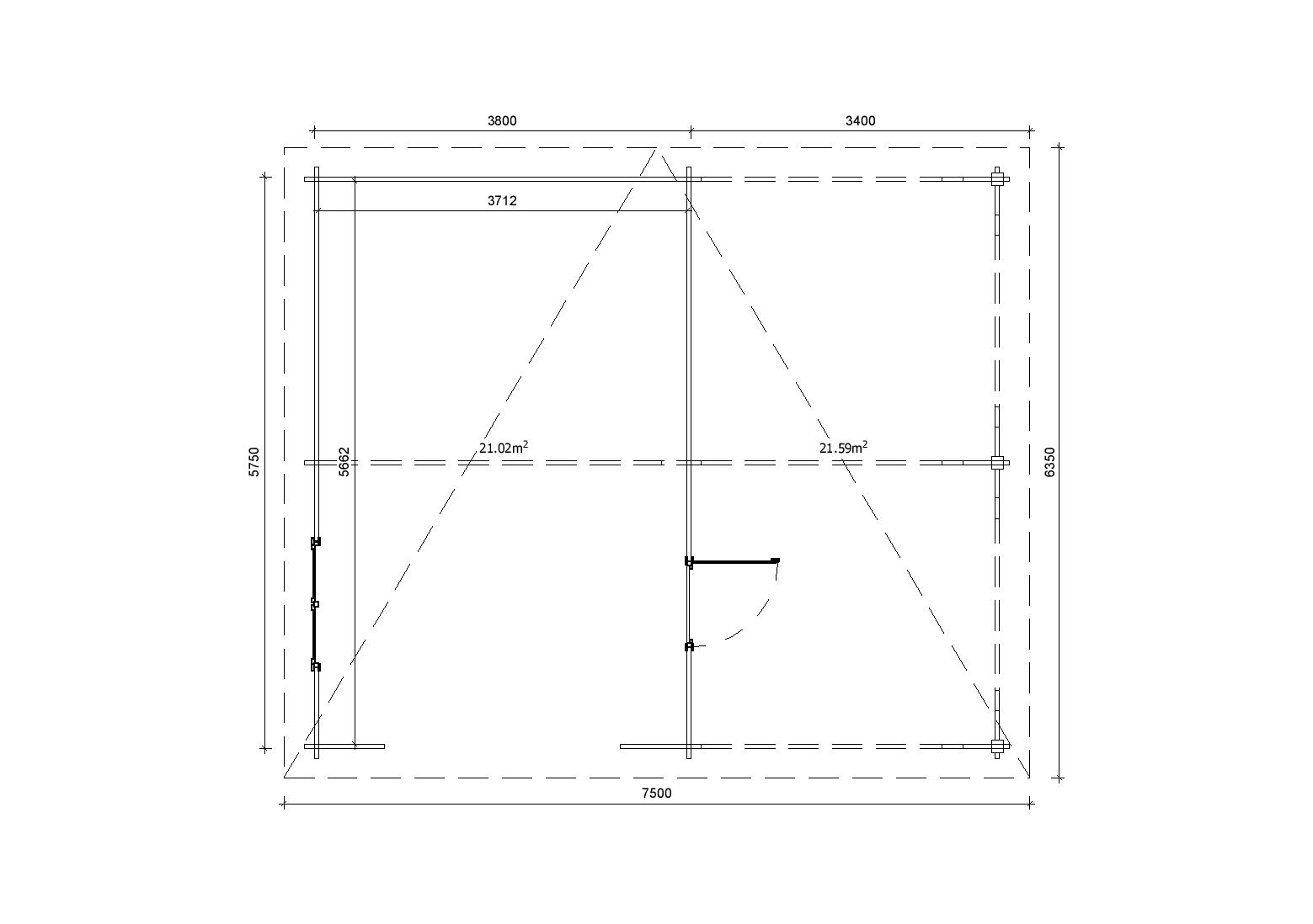 Holzgarage_Ulmus_7x6_ohne_Tor_PD_5