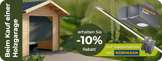 Werbebanner: 10% auf Torantriebe von Hörmann