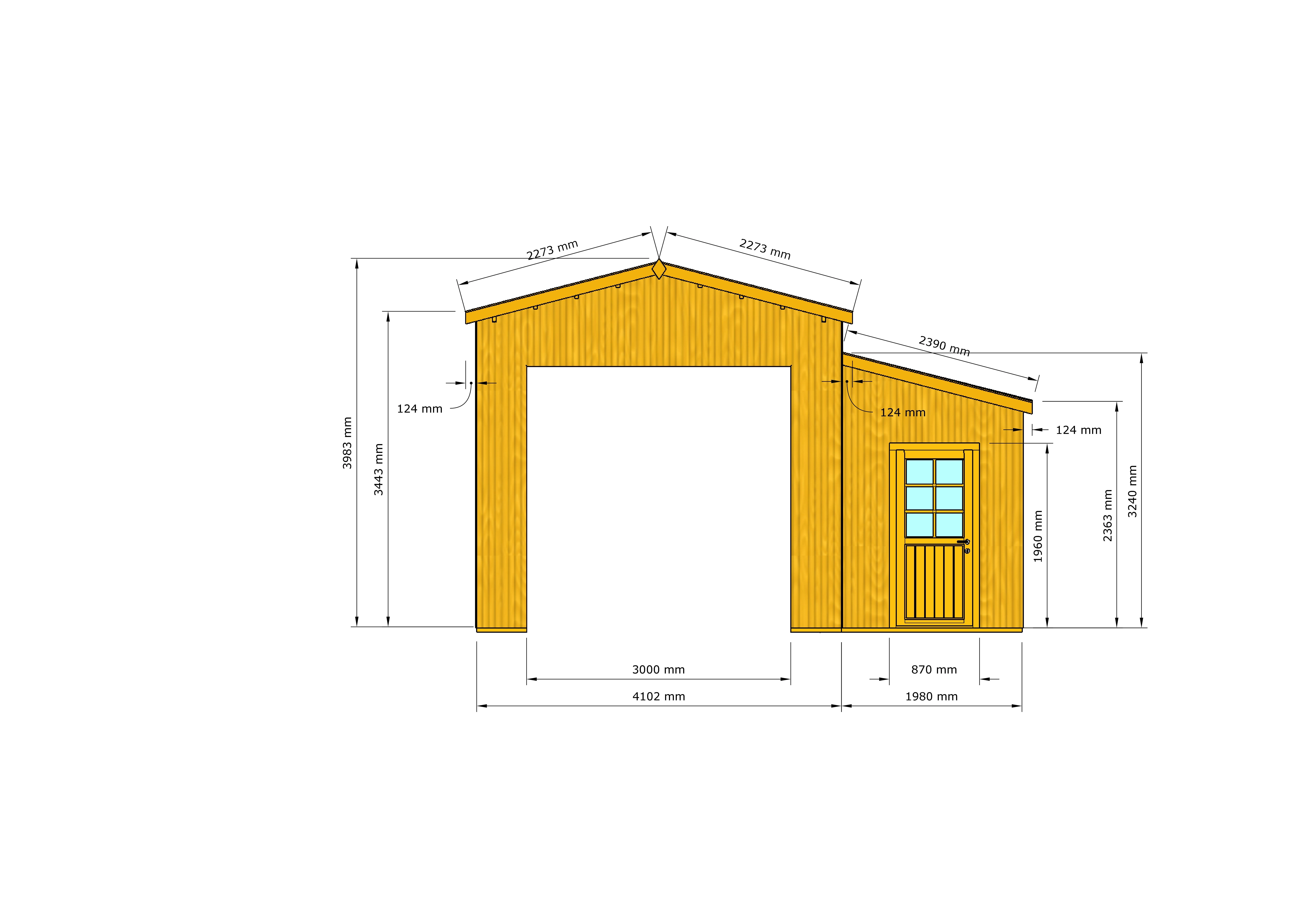 Wohnmobilgarage_Betula_4x8_mit-Abstellraum_ohne-Tor_PD_1