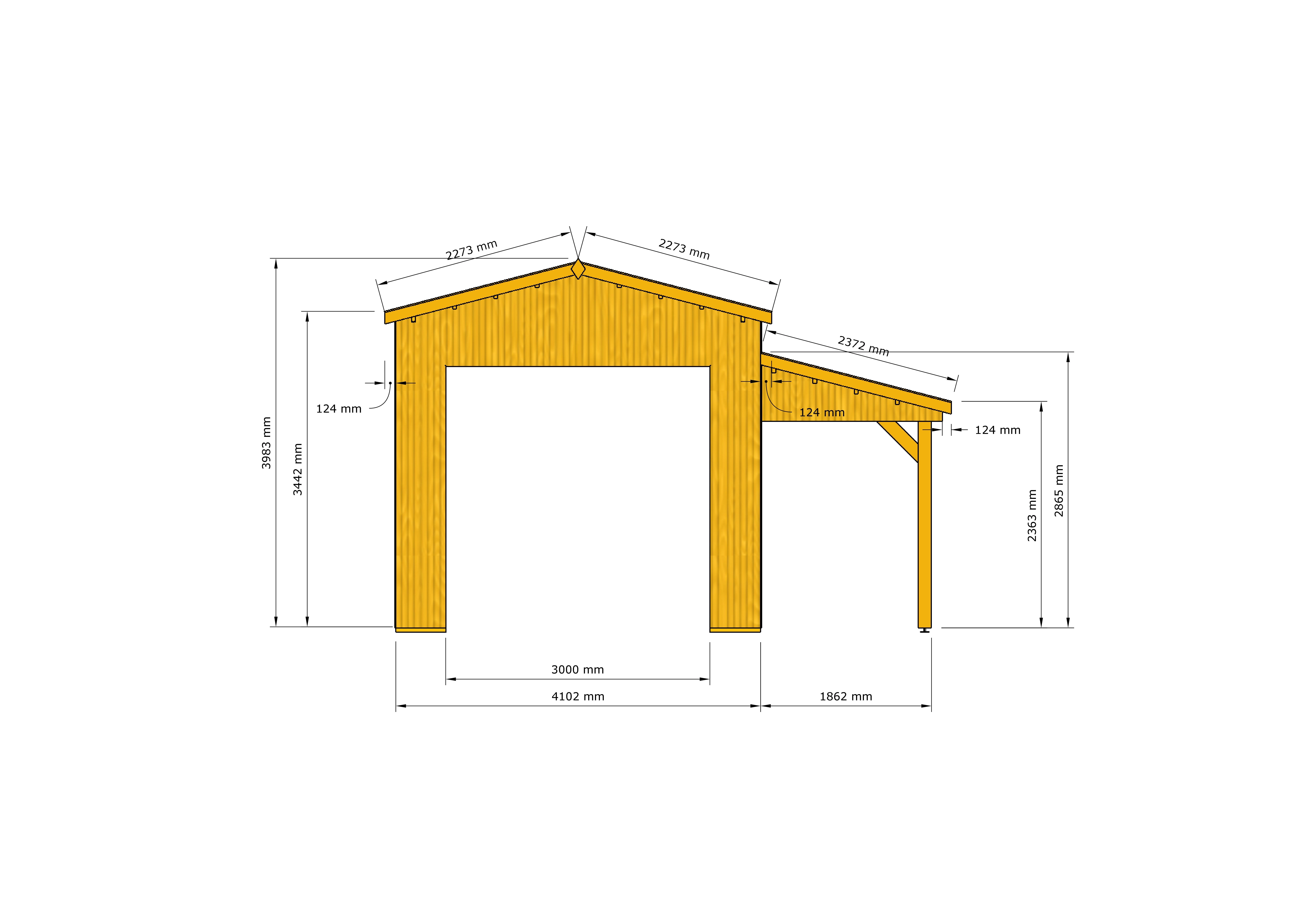 Wohnmobilgarage_Betula_4x8_mit-Vordach_ohne-Tor_PD_1