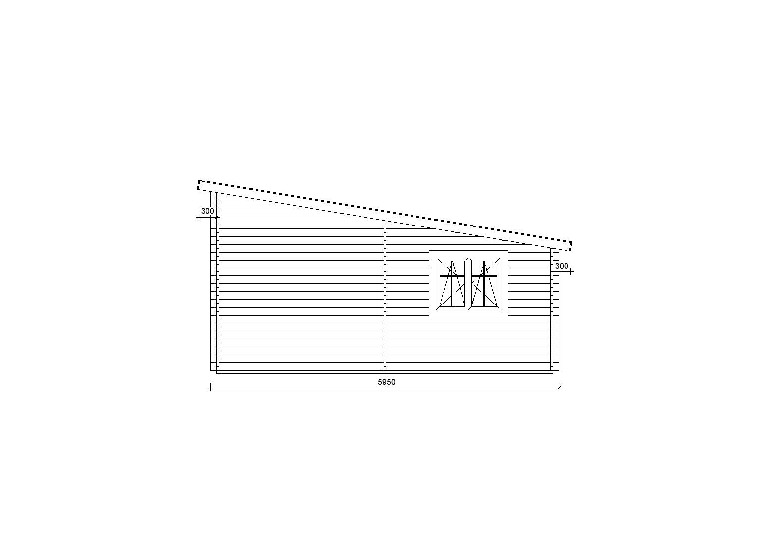 Holzgarage_Abies_8x6_mit_Holztoren_PD_2