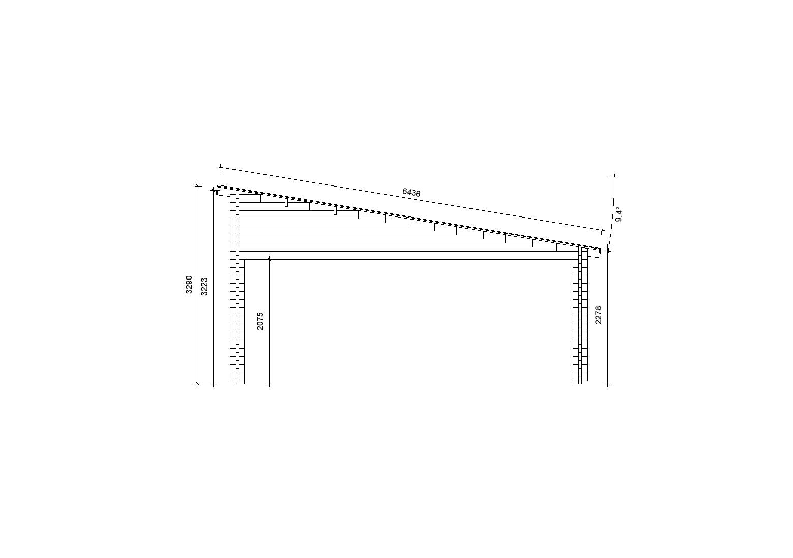 Holzgarage_Abies_8x6_mit_Holztoren_PD_6