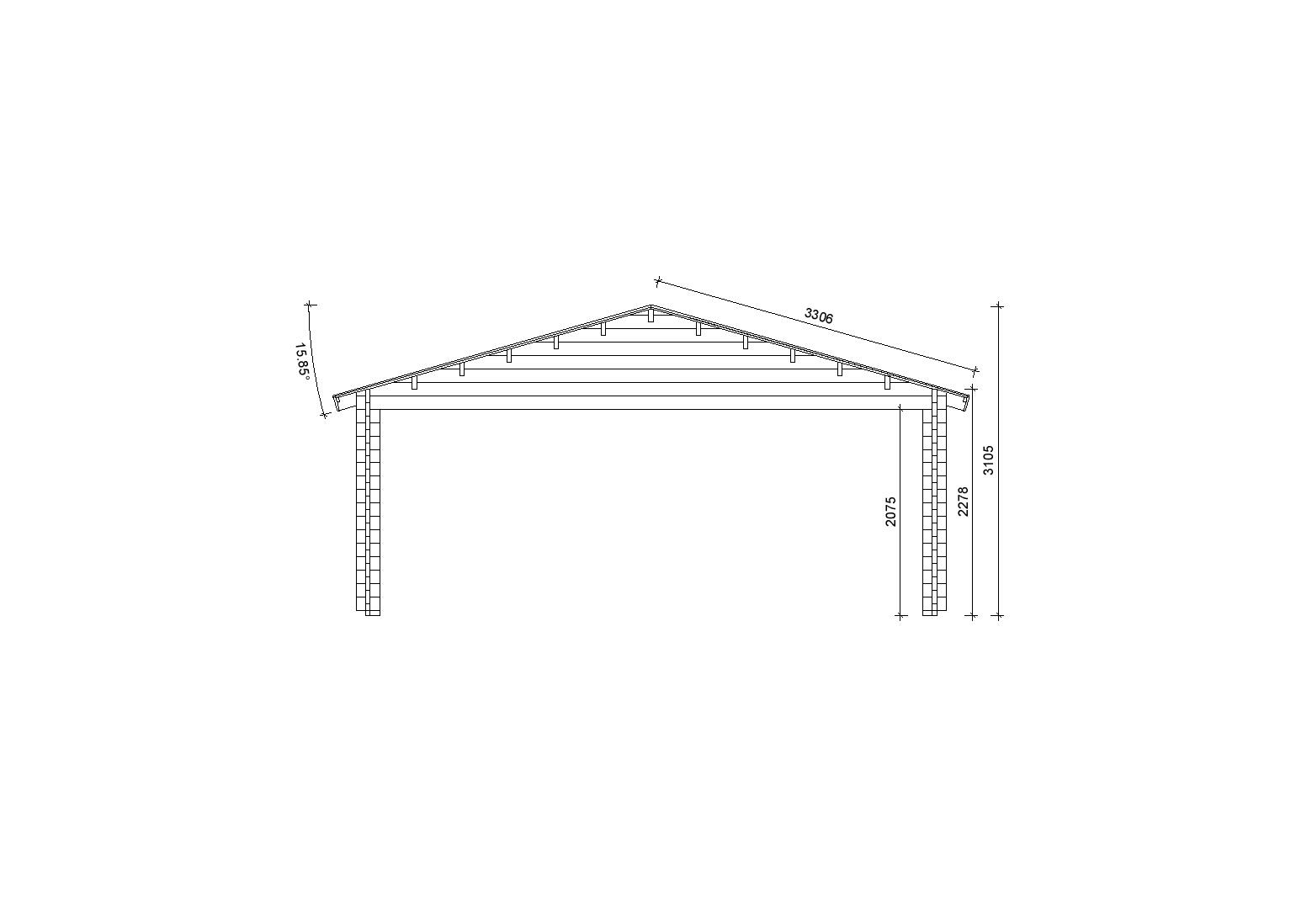 Holzgarage_Acer_8x6_mit_Holztoren_PD_6