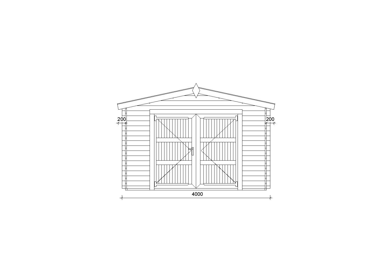 Holzgarage_Acanthus_4x6_mit_Holztor_PD_1