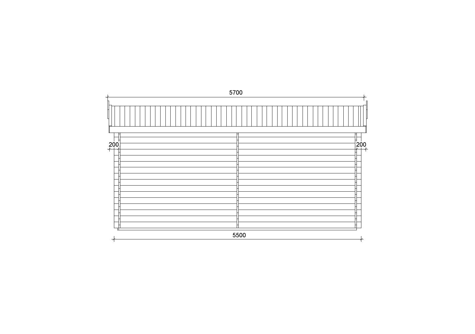 Holzgarage_Acanthus_4x6_mit_Holztor_PD_2