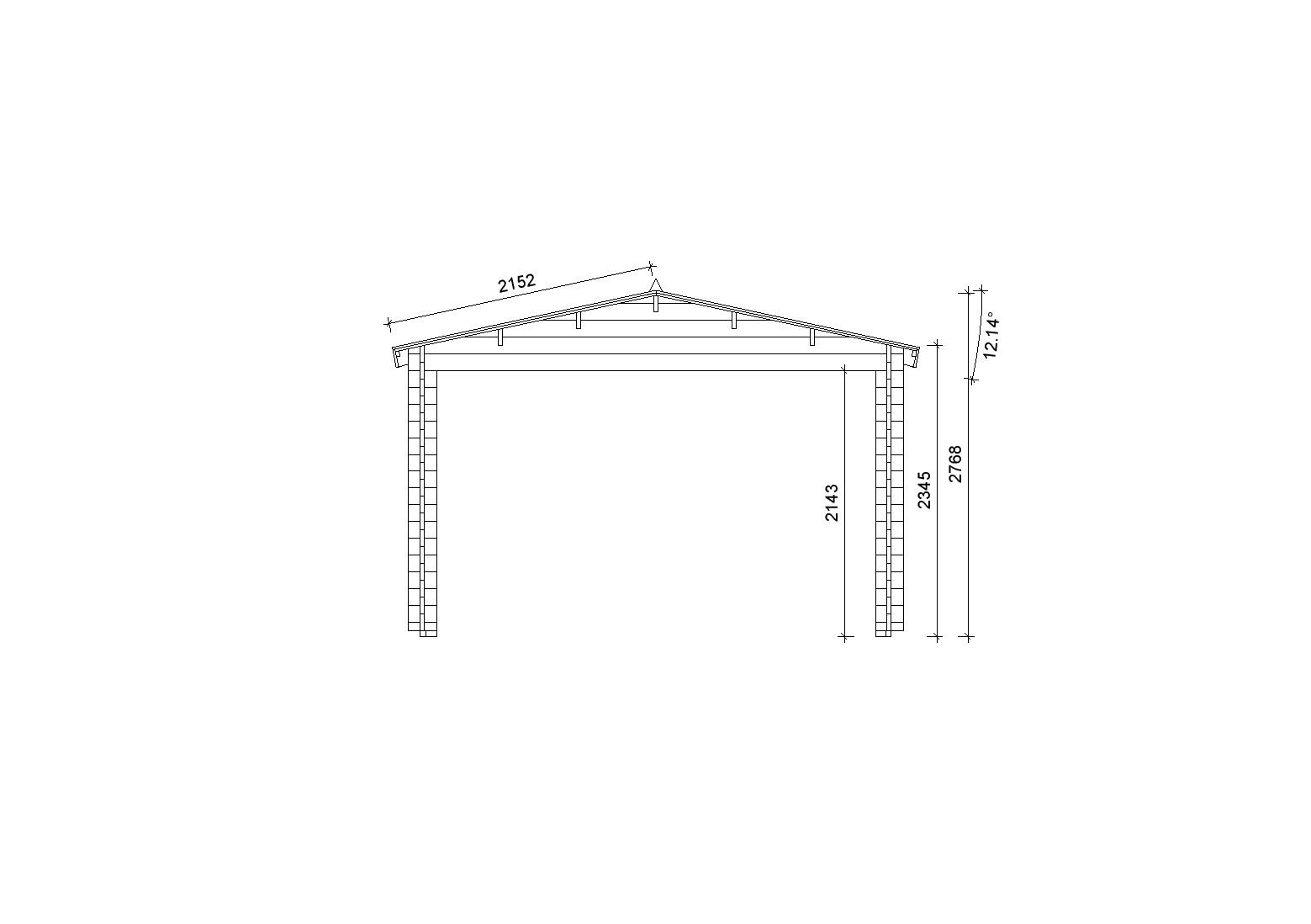 Holzgarage_Acanthus_4x6_mit_Holztor_PD_6