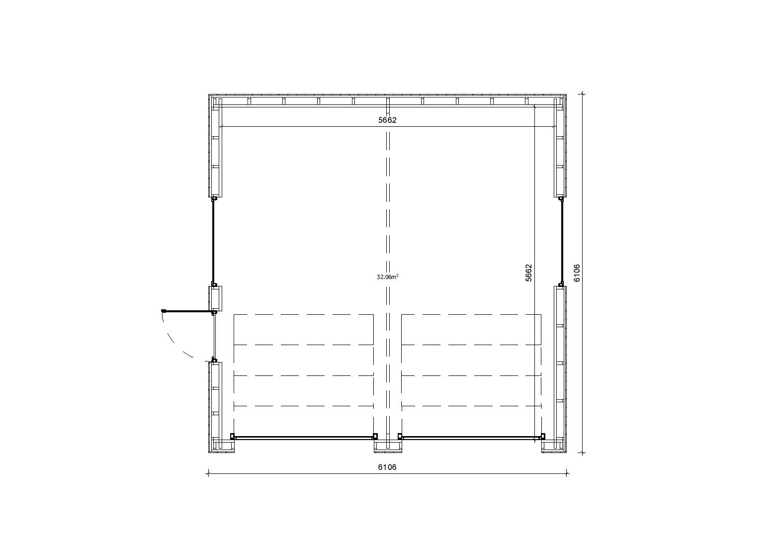 Holzgarage_Aster_6x6_mit_Sektionaltoren_PD_5