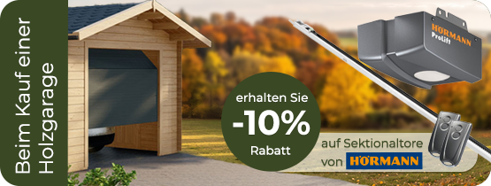 Werbebanner: 10% auf Torantriebe von Hörmann