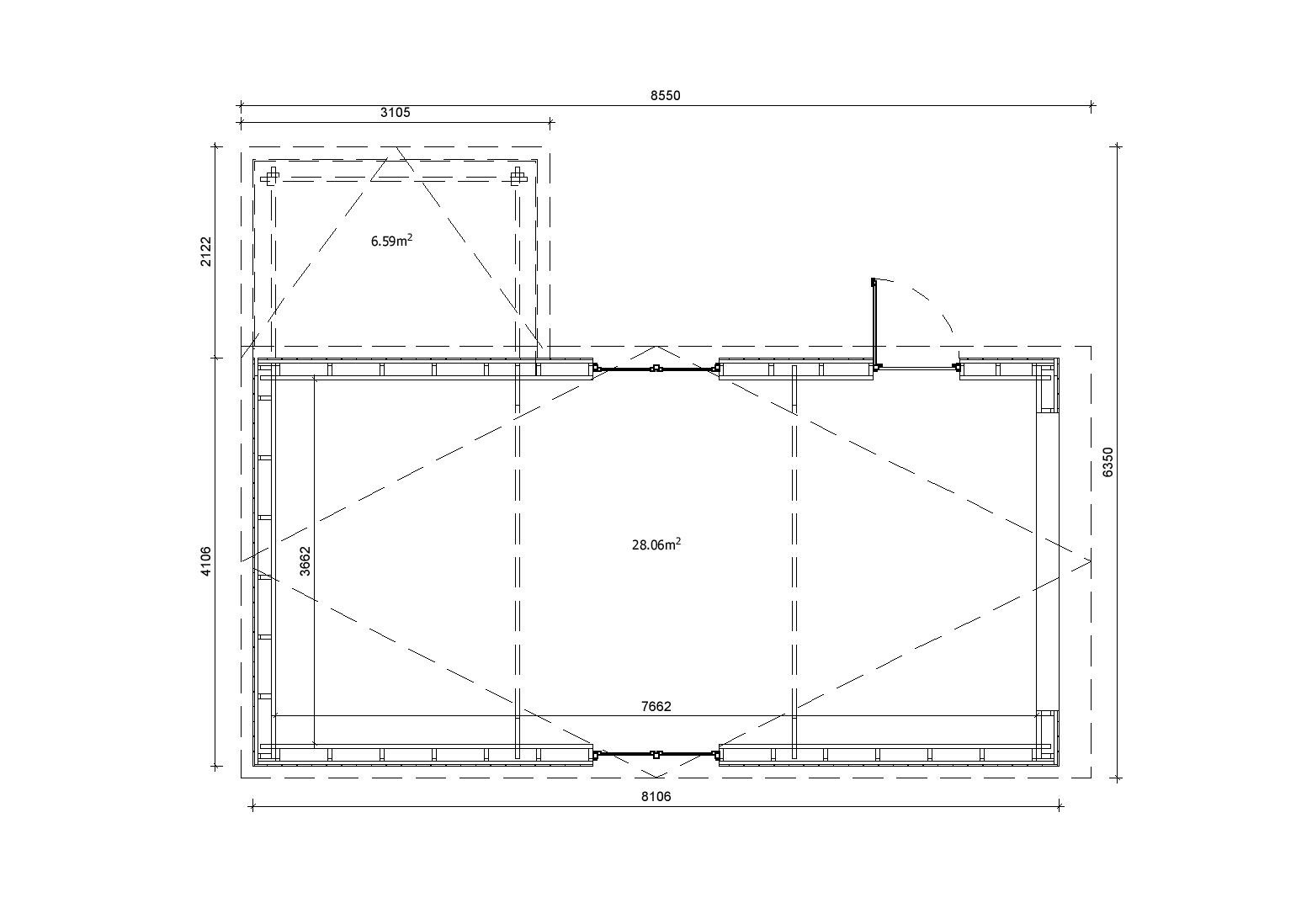 Wohnmobilgarage_Betula_4x8_mit-Vordach_ohne-Tor_PD_5
